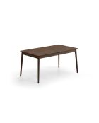 Table extensible en bois Bianca 10 places chêne foncé - 160/260 x 90 x 76 cm