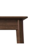 Table extensible en bois Bianca 10 places chêne foncé - 160/260 x 90 x 76 cm