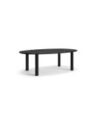 Table à manger en bois Flavia 6 places chêne noir - 180 x 100 x 76 cm