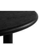 Table à manger en bois Flavia 6 places chêne noir - 180 x 100 x 76 cm