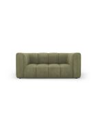 Canapé en chenille Francesca 2 places vert clair - 166 x 96 x 70 cm