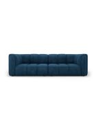 Modulares Chenille-Sofa Francesca für 3 Personen, königsblau, 226 x 96 x 70 cm