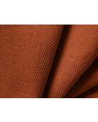 Canapé en chenille Francesca 2 places orange - 166 x 96 x 70 cm