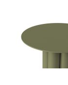 Table d'appoint en métal Mara vert mousse - 40 x 40 x 47 cm