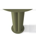 Table d'appoint en métal Mara vert mousse - 40 x 40 x 47 cm