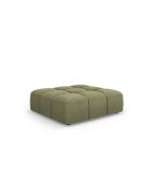 Pouf en chenille Francesca vert clair - 96 x 96 x 38 cm