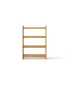 Bibliothèque en bois Livia chêne naturel - 120 x 40 x 170 cm