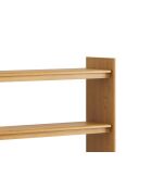 Bibliothèque en bois Livia chêne naturel - 120 x 40 x 170 cm