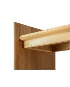 Bibliothèque en bois Livia chêne naturel - 120 x 40 x 170 cm