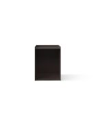 Table de chevet en métal Tullio expresso - 39.5 x 39.5 x 51.5 cm