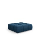 Pouf en chenille Francesca bleu roi - 96 x 96 x 38 cm