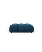 Pouf en chenille Francesca bleu roi - 96 x 96 x 38 cm