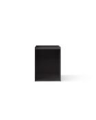 Table de chevet en métal Tullio noire - 39.5 x 39.5 x 51.5 cm