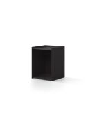 Table de chevet en métal Tullio noire - 39.5 x 39.5 x 51.5 cm