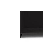Table de chevet en métal Tullio noire - 39.5 x 39.5 x 51.5 cm