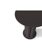 Table d'appoint en métal Mara noire - 40 x 40 x 47 cm