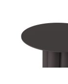 Table d'appoint en métal Mara noire - 40 x 40 x 47 cm
