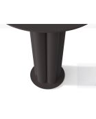 Table d'appoint en métal Mara noire - 40 x 40 x 47 cm