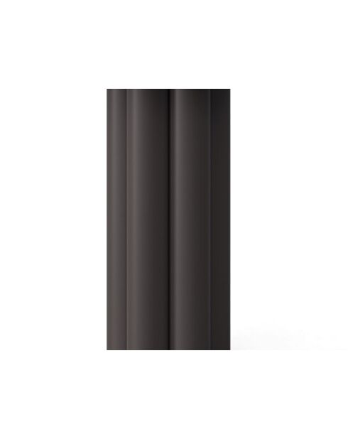 Table d'appoint en métal Mara noire - 40 x 40 x 47 cm