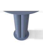 Table d'appoint en métal Mara bleu ciel - 40 x 40 x 47 cm