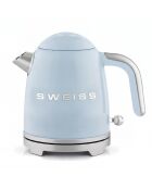 Bouilloire vintage 1L bleue