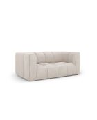 Canapé en chenille Francesca 2 places beige - 166 x 96 x 70 cm