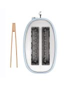 Grille-pain vintage bleu