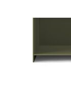 Table de chevet en métal Tullio vert mousse - 39.5 x 39.5 x 51.5 cm