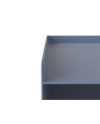 Table de chevet en métal Tullio bleu ciel - 39.5 x 39.5 x 51.5 cm