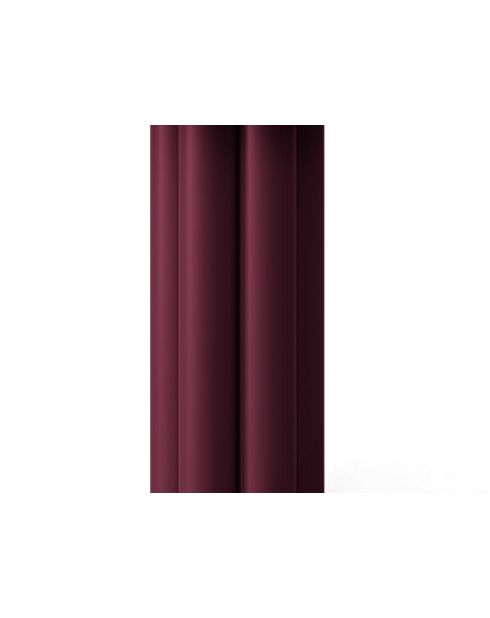 Table d'appoint en métal Mara bordeaux - 40 x 40 x 47 cm