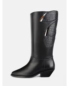 Bottes en cuir Every One Of Us noires