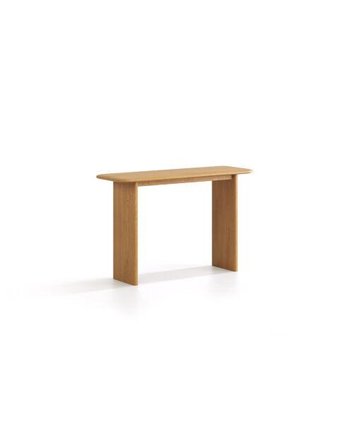 Console en bois Livia chêne naturel - 120 x 40 x 76 cm
