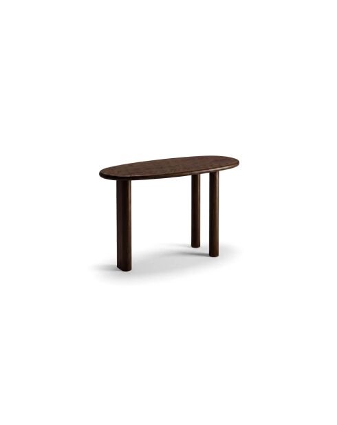 Console en bois Flavia chêne noyer - 120 x 50 x 76 cm