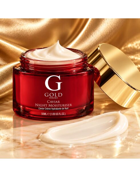 Feuchtigkeitsspendende Nachtcreme mit Kaviar, 50 ml