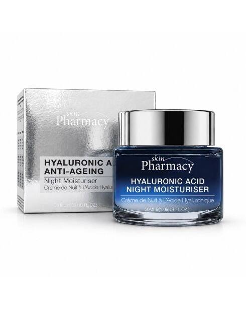 Crema notte idratante all'acido ialuronico - 50ml