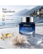Crema notte idratante all'acido ialuronico - 50ml