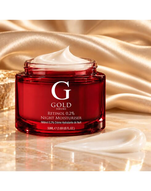 Feuchtigkeitsspendende Nachtcreme mit 0,2% Retinol — 50 ml