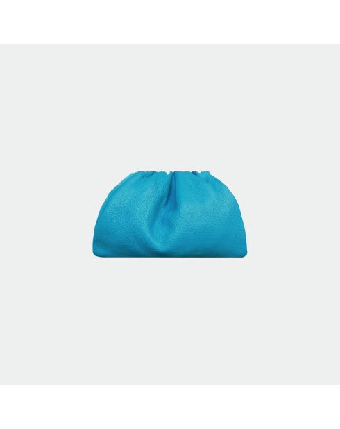 Funda blanda Uniq de piel color laguna azul bebé, 23 x 18 cm