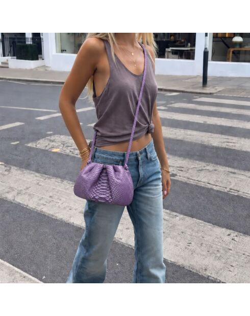 Funda Uniq de piel suave bebé lila - 23 x 18 cm
