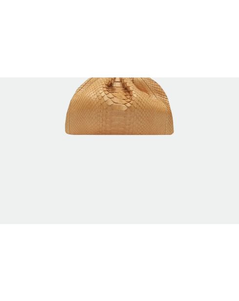 Sac bandouliere souple Uniq en cuir baby natural - 23 x 18 cm