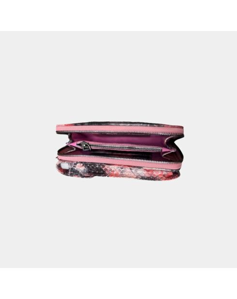 Funda Meghan de piel de lava roja - 17,5 x 10 cm