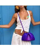 Funda blanda Uniq de piel con forma de iris para bebés, 23 x 18 cm