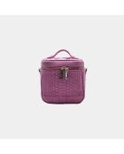 Sac bandouliere Andy en cuir barbe a papa - 16 x 15,5 cm