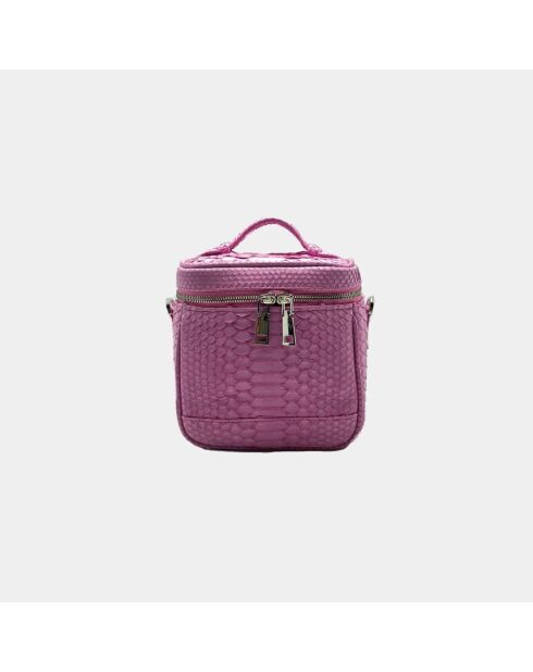 Sac bandouliere Andy en cuir barbe a papa - 16 x 15,5 cm