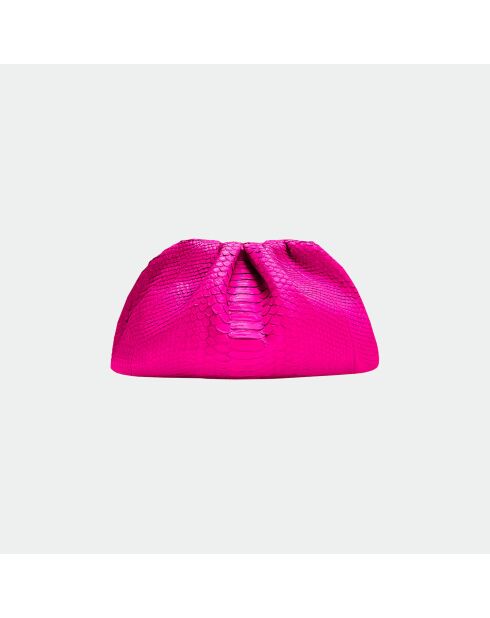 Estuche blando Big Electric con diseño de pitón rosa, 31 x 20 cm
