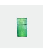 Funda de piel Meghan Jungle - 17,5 x 10 cm