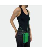 Funda de piel Meghan Jungle - 17,5 x 10 cm