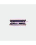Portefeuille Bridget en cuir lilas - 14 x 10 cm