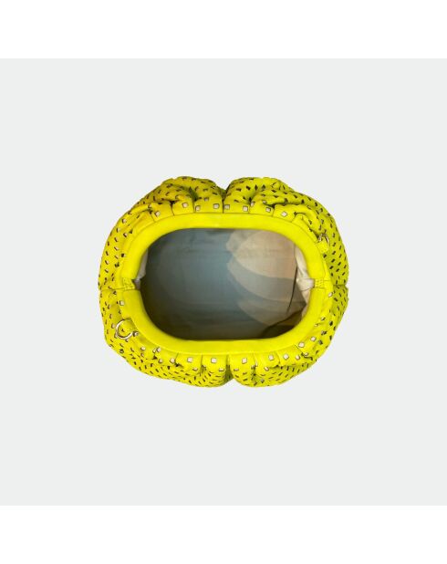 Funda Big Perforate Kiwi de piel suave, 31 x 20 cm