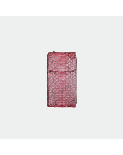 Funda Meghan de piel de granada - 17,5 x 10 cm